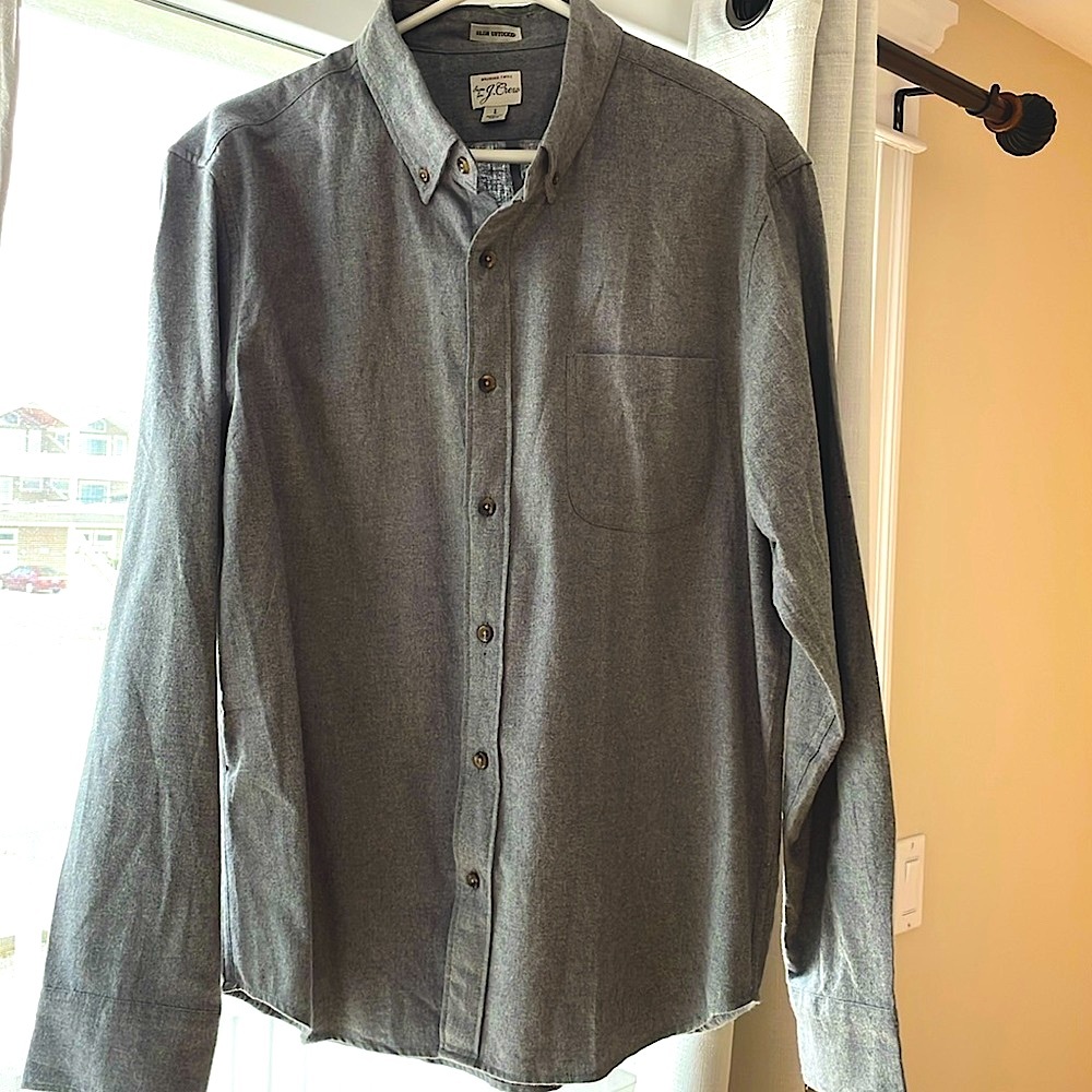 J. Crew Brushed Twill Flannel - Men’s Large
